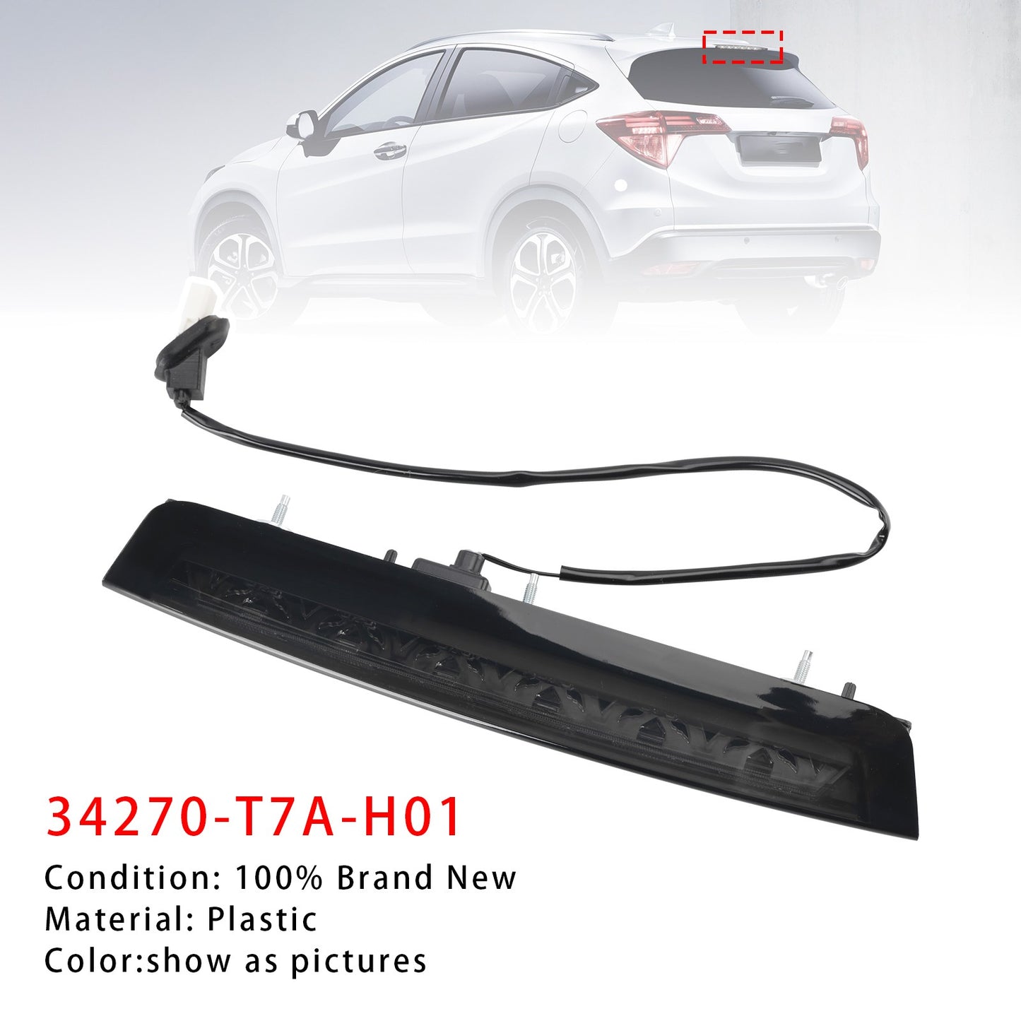 3RD Brake Light High Mount Stop Signal For Honda HR-V HRV VEZEL Acura 2014-2022