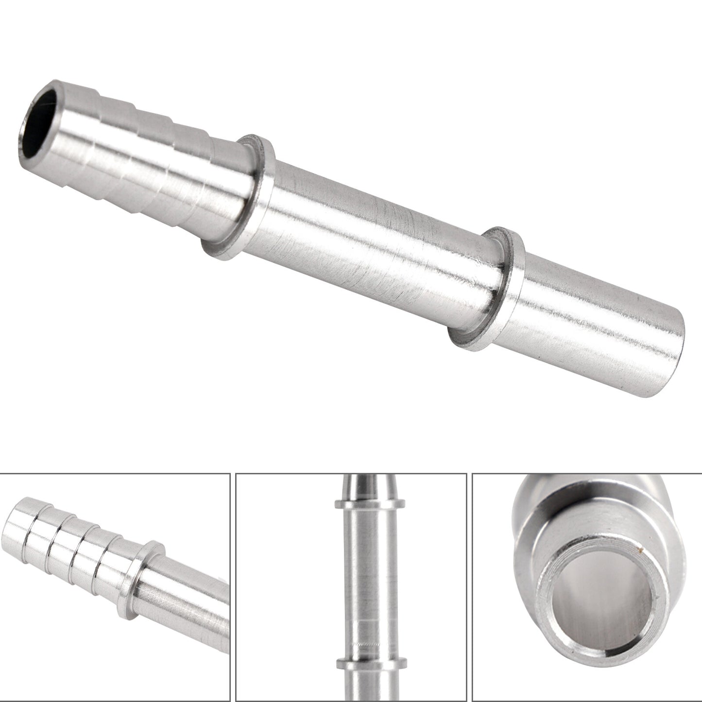 Quick Connect 3/8 Fuel Rail Hose To 3/8 Barb Adapter Fitting AN817-02-06BA~
