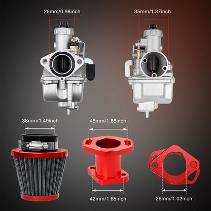 VM22 26mm Carburetor Throttle Assy Kit For Predator 212cc GX200 196cc CT200U