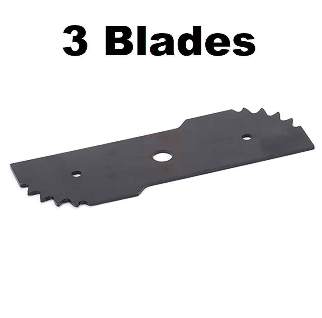 Solid Spare (3) Edger Blade 7 3/4" x 2 3/4" for Black & Decker LE750 Edge Hog 243801-00