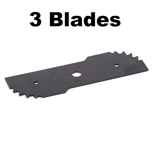 Solid Spare (3) Edger Blade 7 3/4" x 2 3/4" for Black & Decker LE750 Edge Hog 243801-00