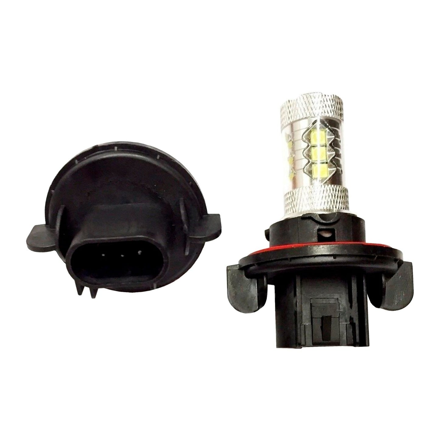 Fits Polaris 2x 80W Super White LED Headlight Bulb ATV Four Wheeler Side by Side