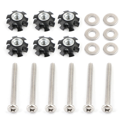 6x RV LADDER REPAIR KIT nuts Stainless Bunk Motorhome Parts Camper Trailer Coach