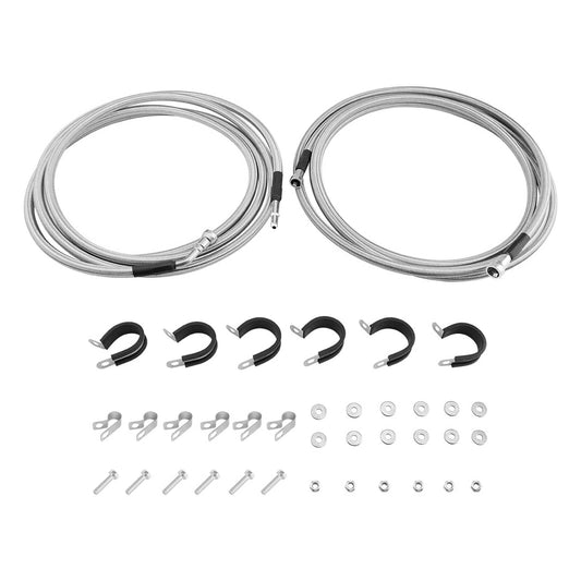 Solid Spare QFF0015SS Fuel Gas Line Kit Complete Repair Lines For 05-10 Chevy Cobalt Hhr G5