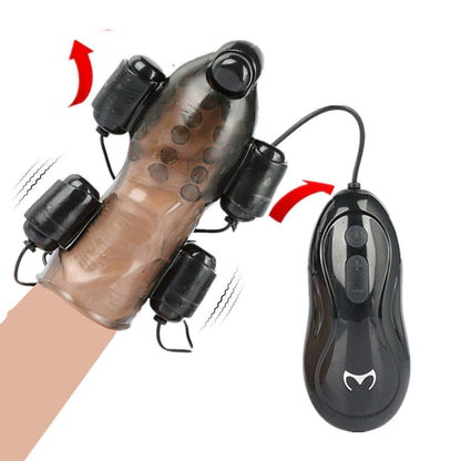 Vibrating Penis Head Massager Male Masturbator Glans Vibrator Sex Toys For Men
