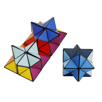 2 In 1 Ocean Style Star Cube Magic Cube Set For Kid And Adult Toy Ages 8-12