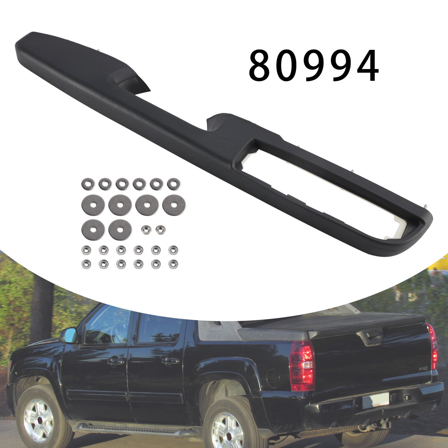 80994 Front Left Door Armrest Repair Kit BLACK (27 inch) For Chevrolet/GMC