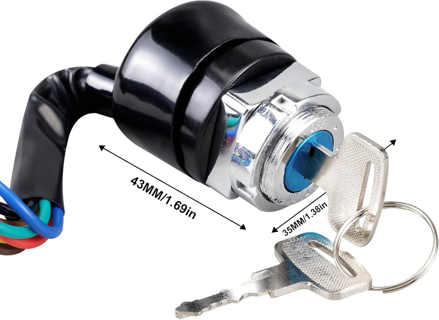 Ignition Switch & Keys For 1969 1970 1972-1976 Honda CT70 CT70H Trail 70