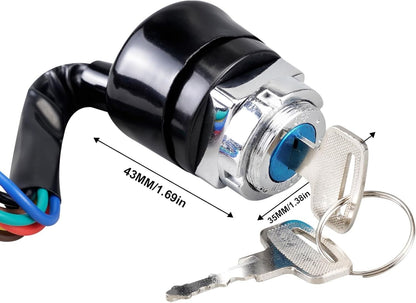 Ignition Switch & Keys For 1969 1970 1972-1976 Honda CT70 CT70H Trail 70