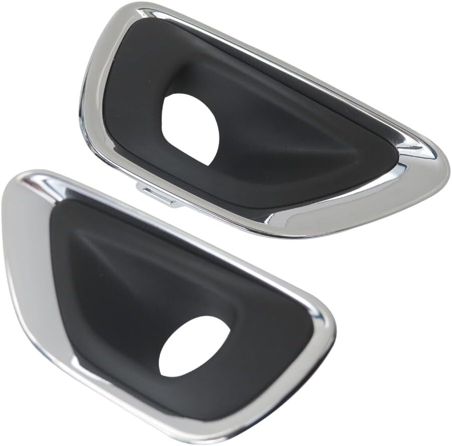 Left and Right Side Fog Light Trim Set Fit For Jeep Grand Cherokee 2014-2016