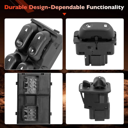 Power Window Door Lock Mirror Switch Fit 02-05 Ford F-250 F-350 F-450 Excursion