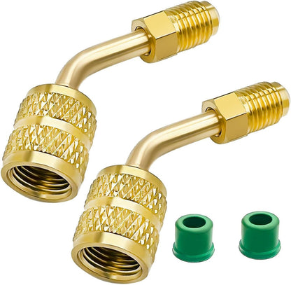 R410a Adapter For Mini Split HVAC System 5/16 Female Quick Couplers X 1/4-Male