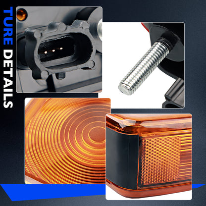 Halogen Turn Signal Lighting Side Marker Lamp Aseembly For 90-09 Chevy GMC C5500