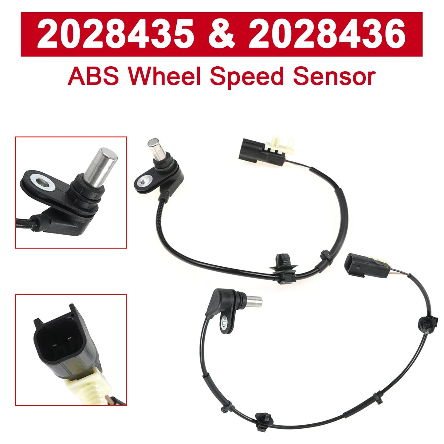 2X Rear Right & Left ABS Wheel Speed Sensor for Ford Ranger 2.2 3.2 2011-2022