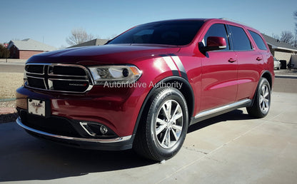 4" Dual Fender Stripe Hash Mark Stripe Decal Graphic Kit For Dodge Durango