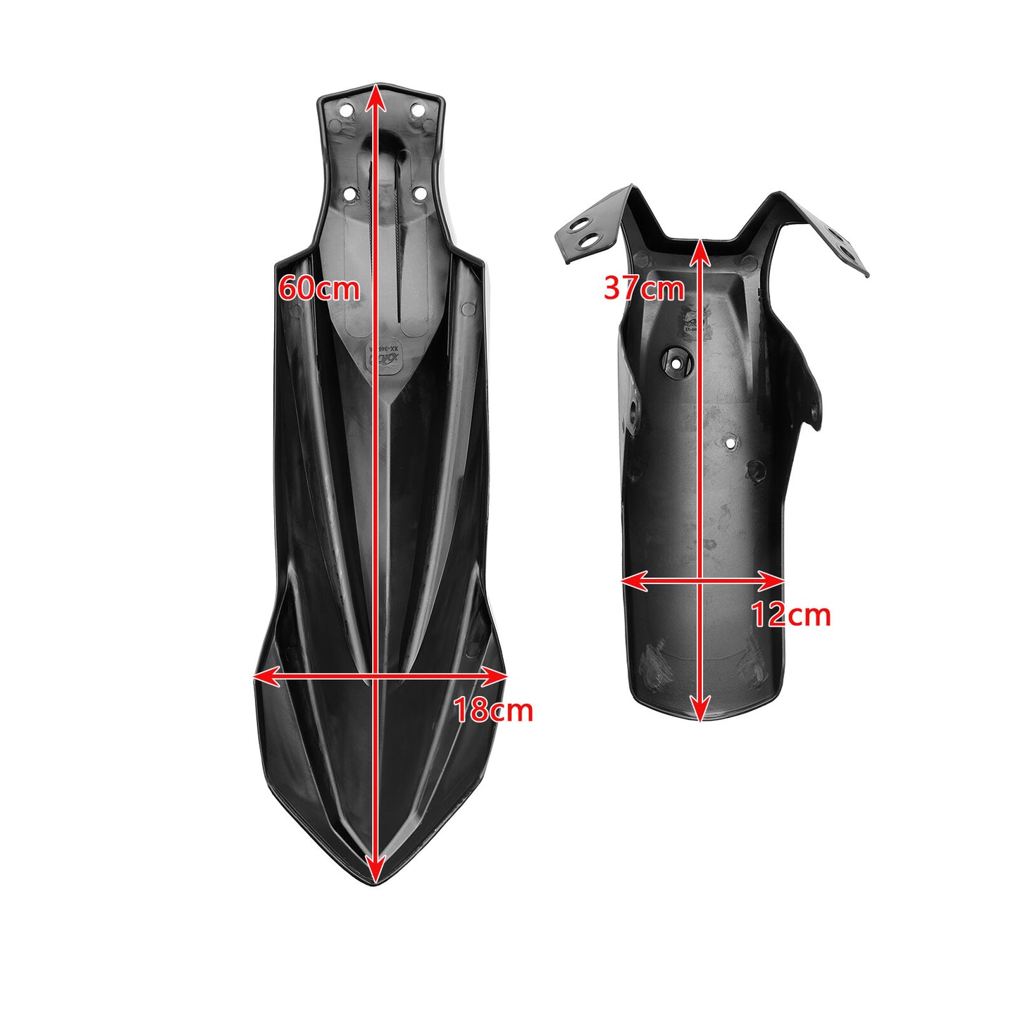 High Front Fender Mudguard Fairing For Yamaha Tenere 700 2019-2026 Black
