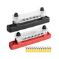 2PCS 6 Way 150A Power Distribution Terminal Block Car Marine Boat 48V Bus