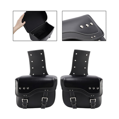 Tail Bag Side Saddlebag Tail Bag Luggage Pouch Storage Black 28L For Motorbike