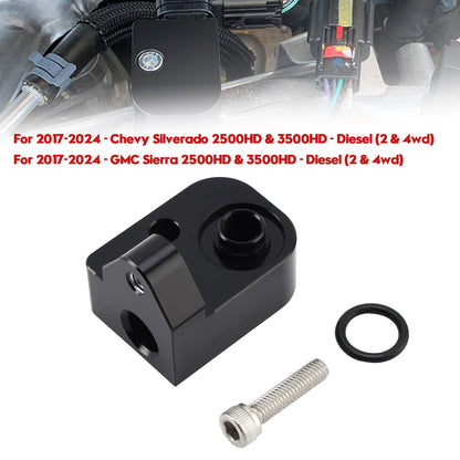Temperature Air Intake Sensor Spacer Kit For 2017-2024 Chevy GM 6.6L Diesel US.