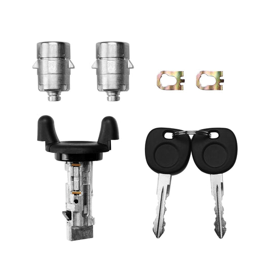 Solid Spare Front Door Lock Cylinders & Ignition Switch for Chevy Tahoe Silverado GMC Sierra
