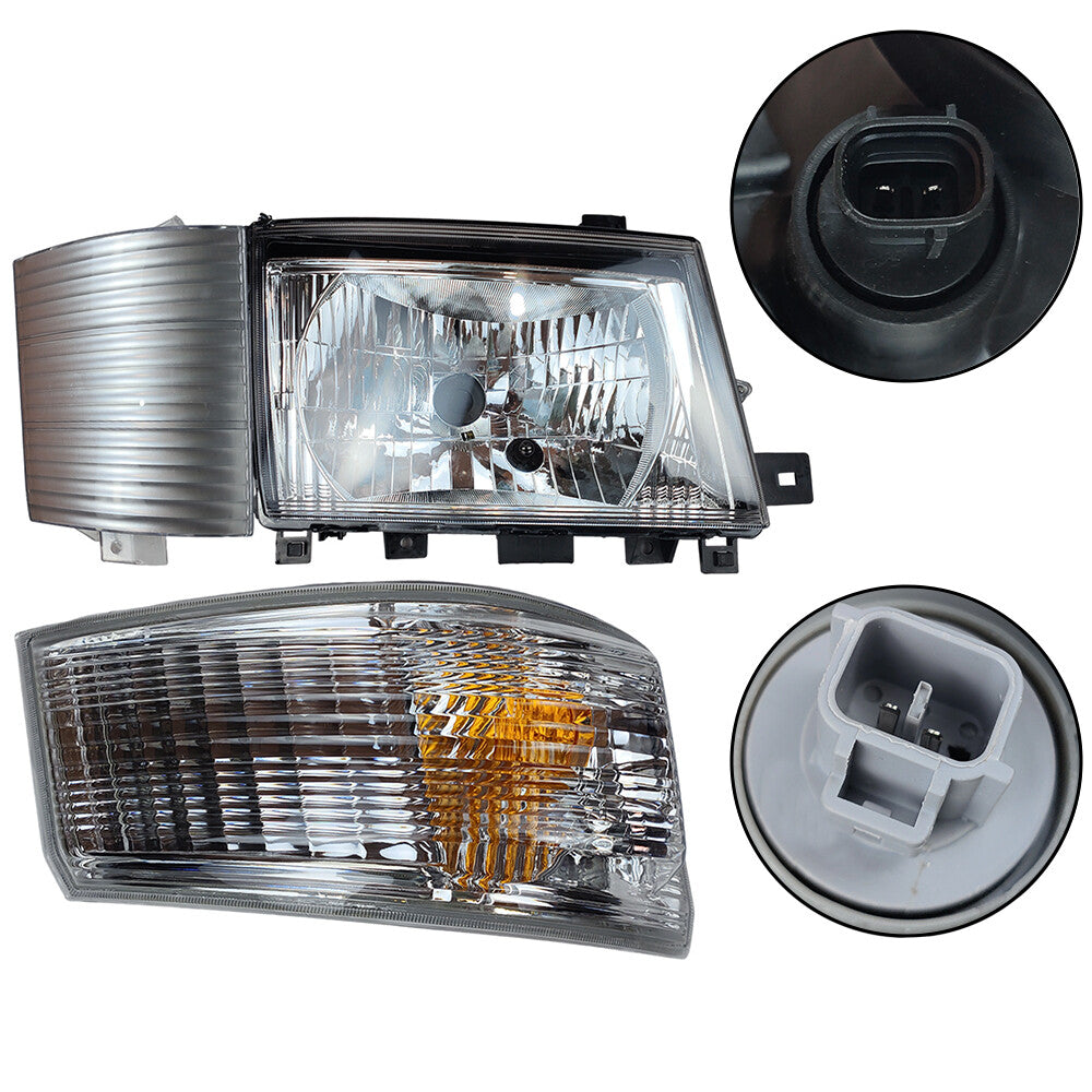 Headlight+Corner Reflector+Turn Signal Lamp For Mitsubishi Fuso FE 2012-2020 RH