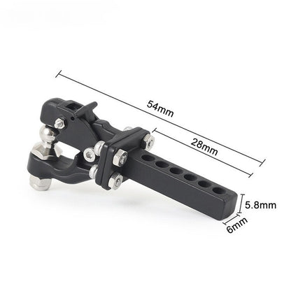 Metal Hitch Trailer Hook Receiver Kit For SCX10 Traxxas TRX4 1/10 RC Crawler Car