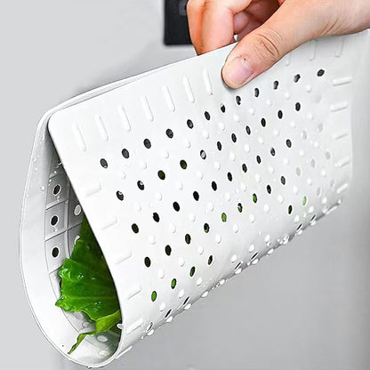 2Pcs Kitchen Sink Mat Non-Slip Rubber Drain Pad Protector Food Drainer 12 x 10in