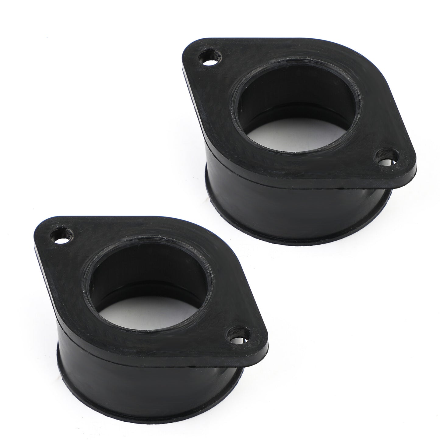 2 Manifolds Carb Holder Insulator Intake Boots Fit for Kawasaki KZ440 1980-1983