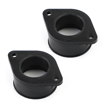2 Manifolds Carb Holder Insulator Intake Boots Fit for Kawasaki KZ440 1980-1983
