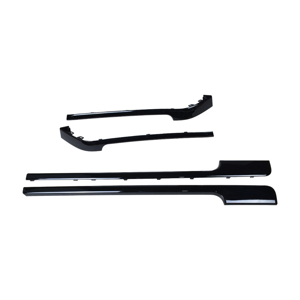 Black Door Side Body Molding Trim Strip Kits for 2013-22 Range Rover L405