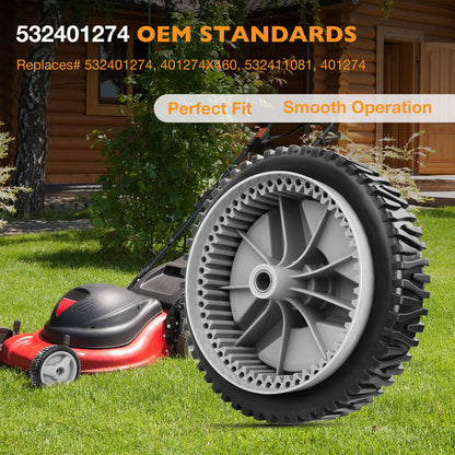 8" Lawn Mower Front Drive Wheel Set For Husqvarna 5521 CHV XT722FE 532401274