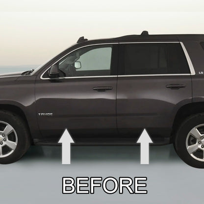 CHROME SIDE DOOR TRIM ROCKER PANEL MOLDING KIT For 15-19 CHEVY TAHOE SUBURBAN