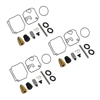 3x Carburetor Carb Rebuild Kit for Yamaha 75 80 90 HP 2-stroke 6H1-W0093-10-00