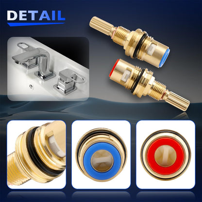 Brass 1-001 1-002 Ceramic Valve Cartridge Set For Ceramic Cold Hot Cartridges