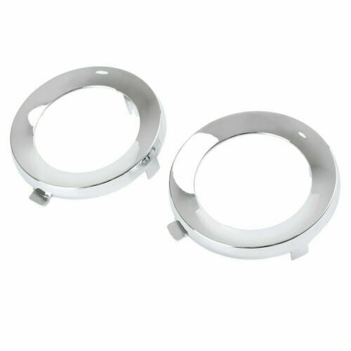 For Subaru Forester 2009-2013 Front Clear Fog Light &  Fog Lamp Cover Trim Ring