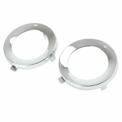 For Subaru Forester 2009-2013 Front Clear Fog Light &  Fog Lamp Cover Trim Ring