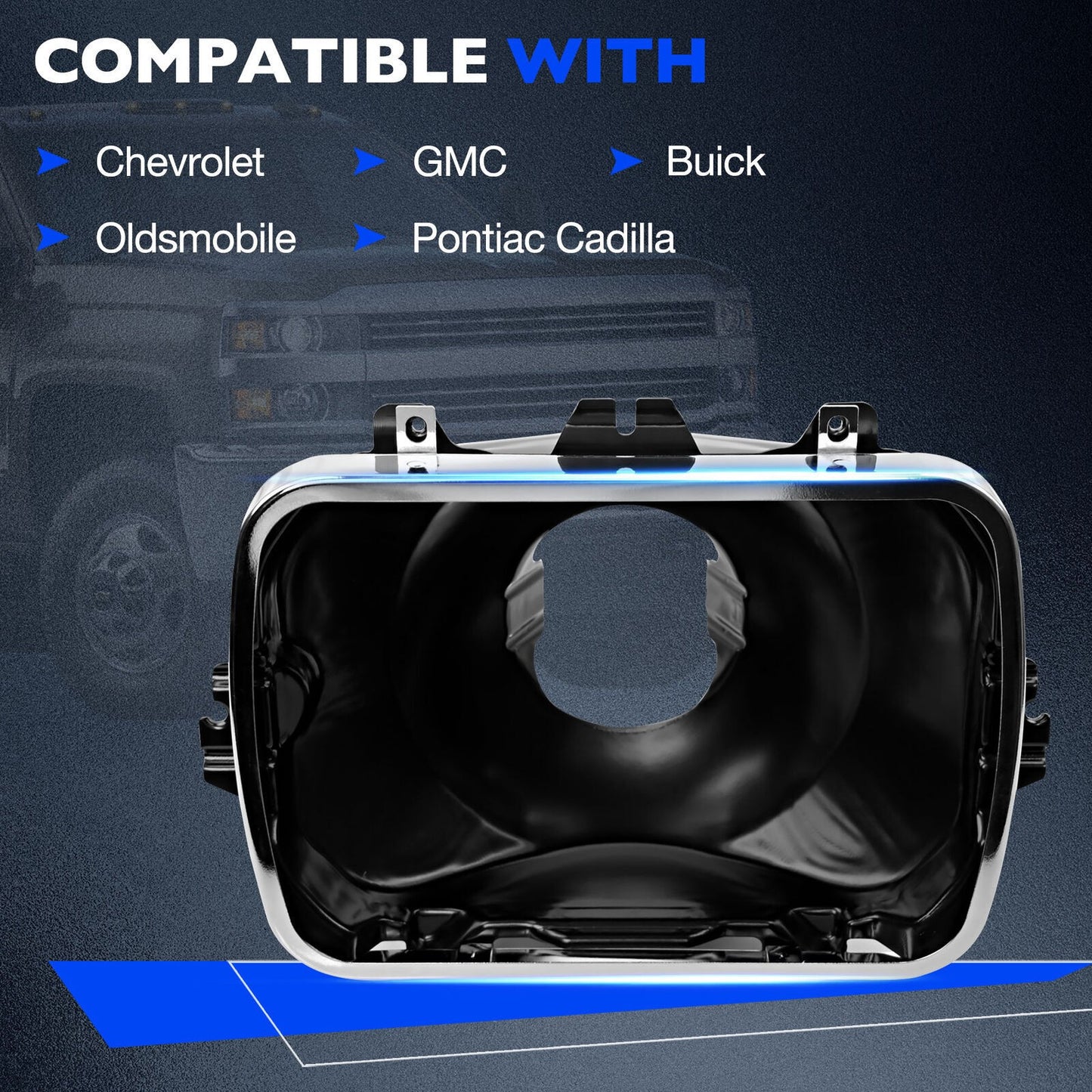 Headlight Support Bracket Mounting Kit Left ＆ Right For Chevy GMC 5966249 42437