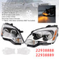 Left+Right HID Headlight 22938888 22938889 For GMC Acadia 2007-2012