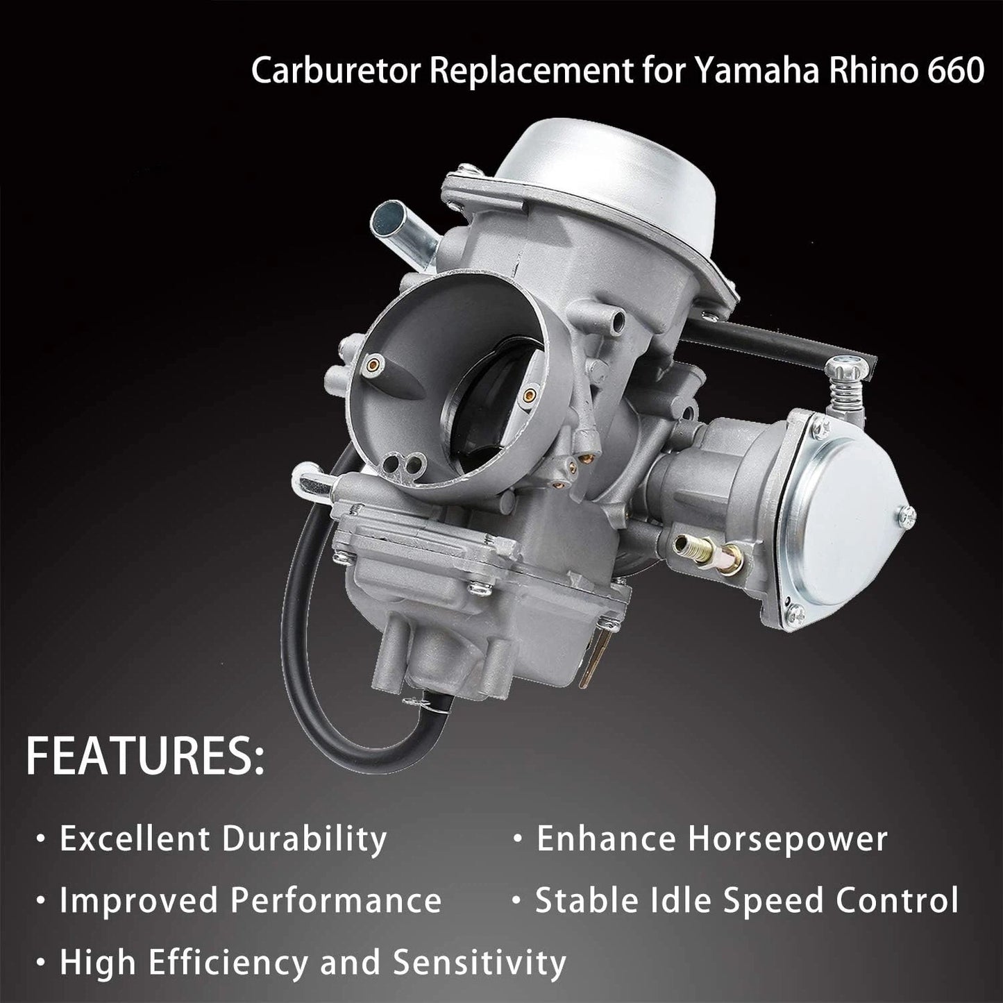 Carburetor Carb ＆ Intake Manifold For Yamaha Rhino 660 YFM660 5UG-14901-10-00