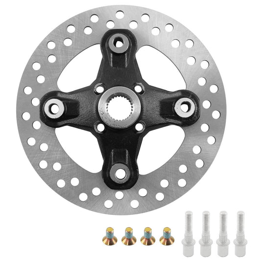 Solid Spare Wheel Hub &Brake Rotor w/Studs for Can-Am Outlander 450 500 570 650 800 850 1000