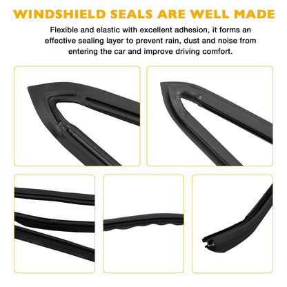 Rear Windshield Upper Moulding Trim Seal For 2004-10 BMW 5 Series 51317027916