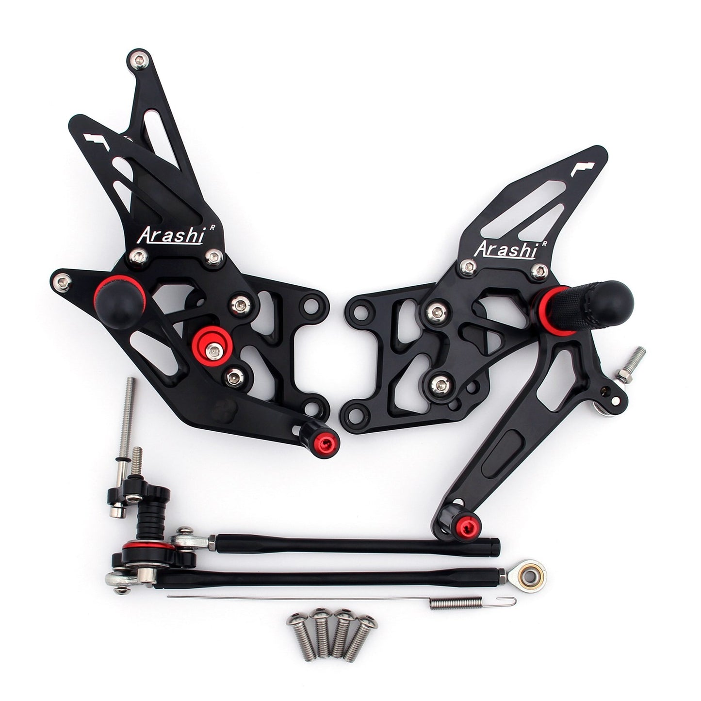 Rearset Rear set Fit For Honda CBR600RR CBR 600 RR 2007-2008 Black
