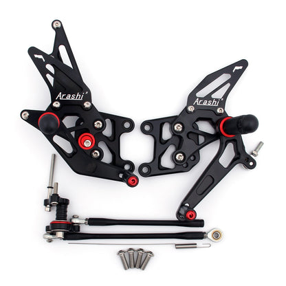 Rearset Rear set Fit For Honda CBR600RR CBR 600 RR 2007-2008 Black