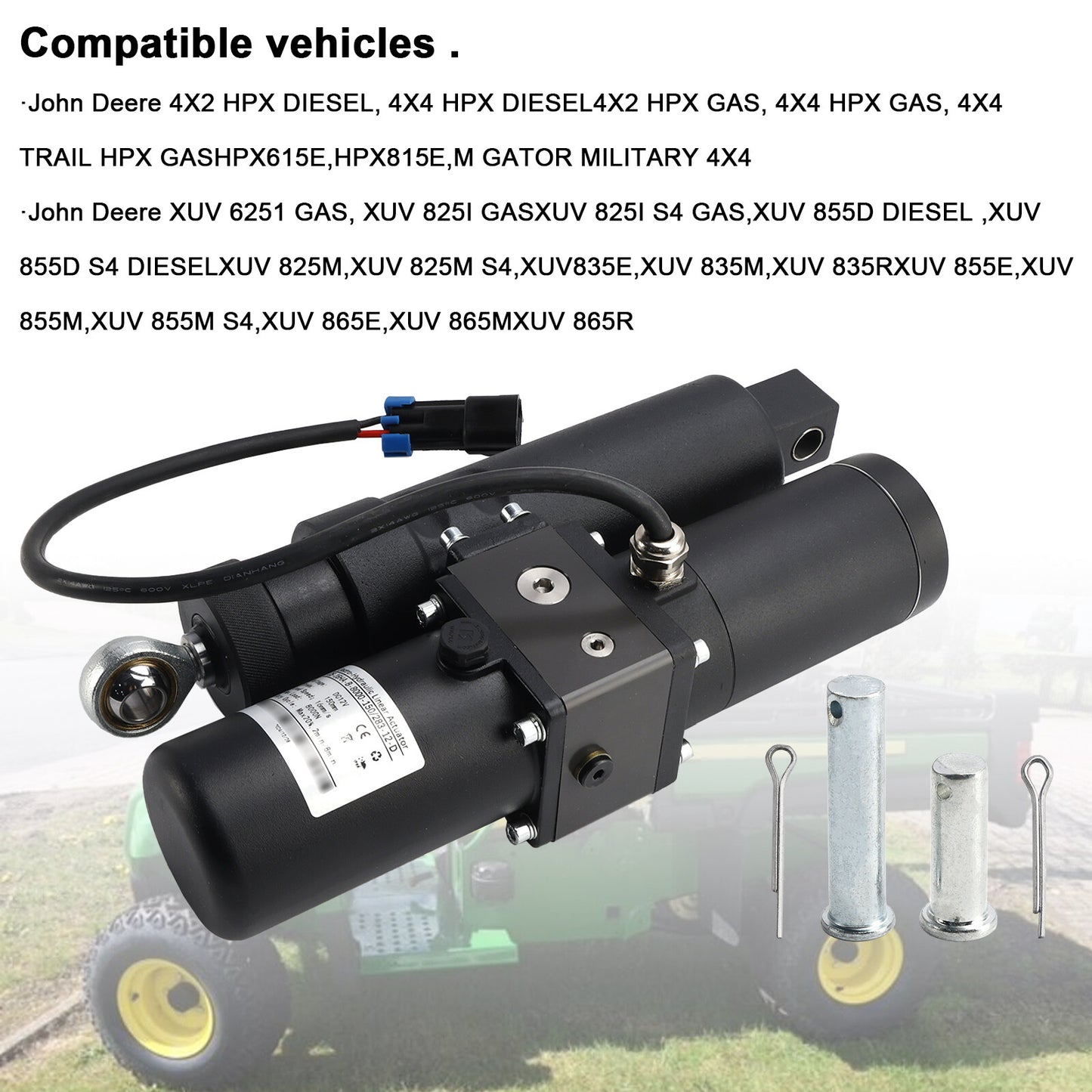 AM145903 AUC15043 Gator Cargo Box Power Lift Actuator for John Deere HPX XUV