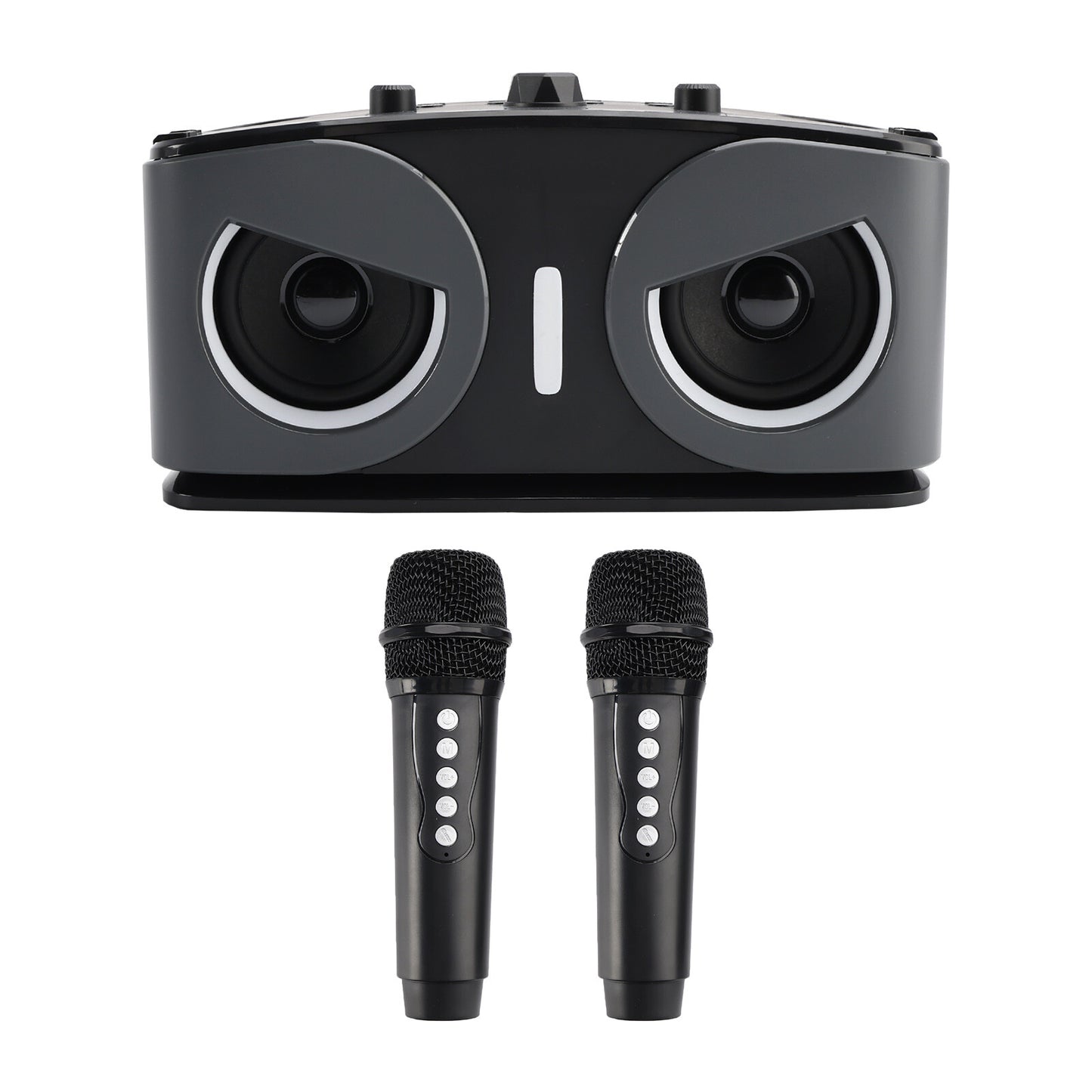 Wireless Bluetooth Speaker High Power Dual Microphone Karaoke All-in-One Audio