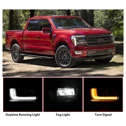 Right LED Front Fog Light Lamp For Ford F150 2024-2025 RL3415A254AB RL3Z-15200-A