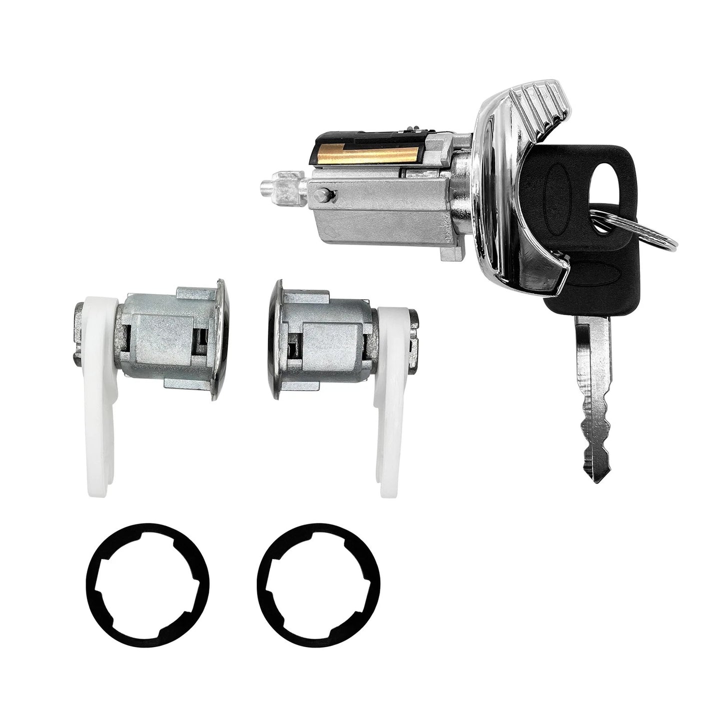 Ignition Switch & Door Lock Cylinder Set For 1990-95 Ford F150 F250 F350 Ranger