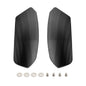 ALU MIRROR BLOCK OFF PLATES HOLE CAPS BLACK FOR SUZUKI GSXR1000 / R / ABS 17-24