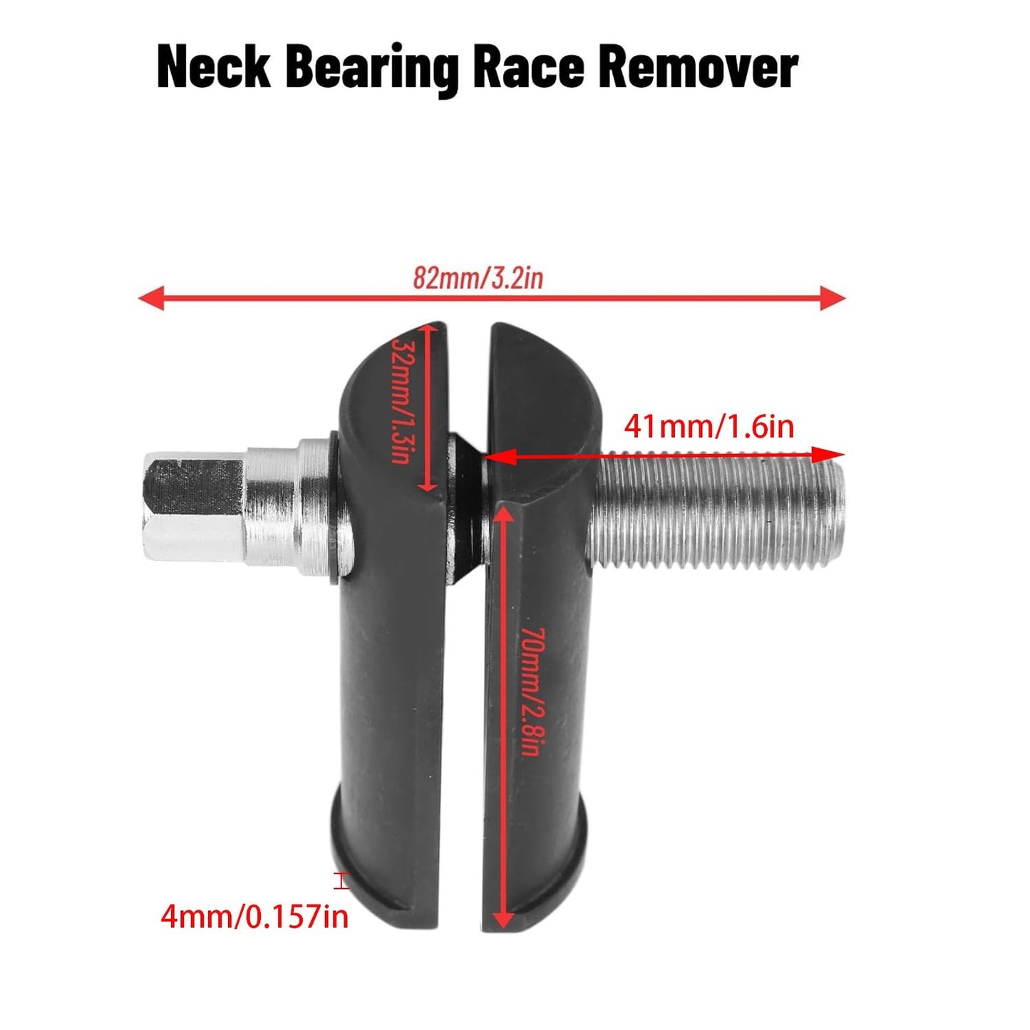 Steering Neck Bearing Race Remover Puller Tool for Harley 1-1/8inch to 2-5/8inch
