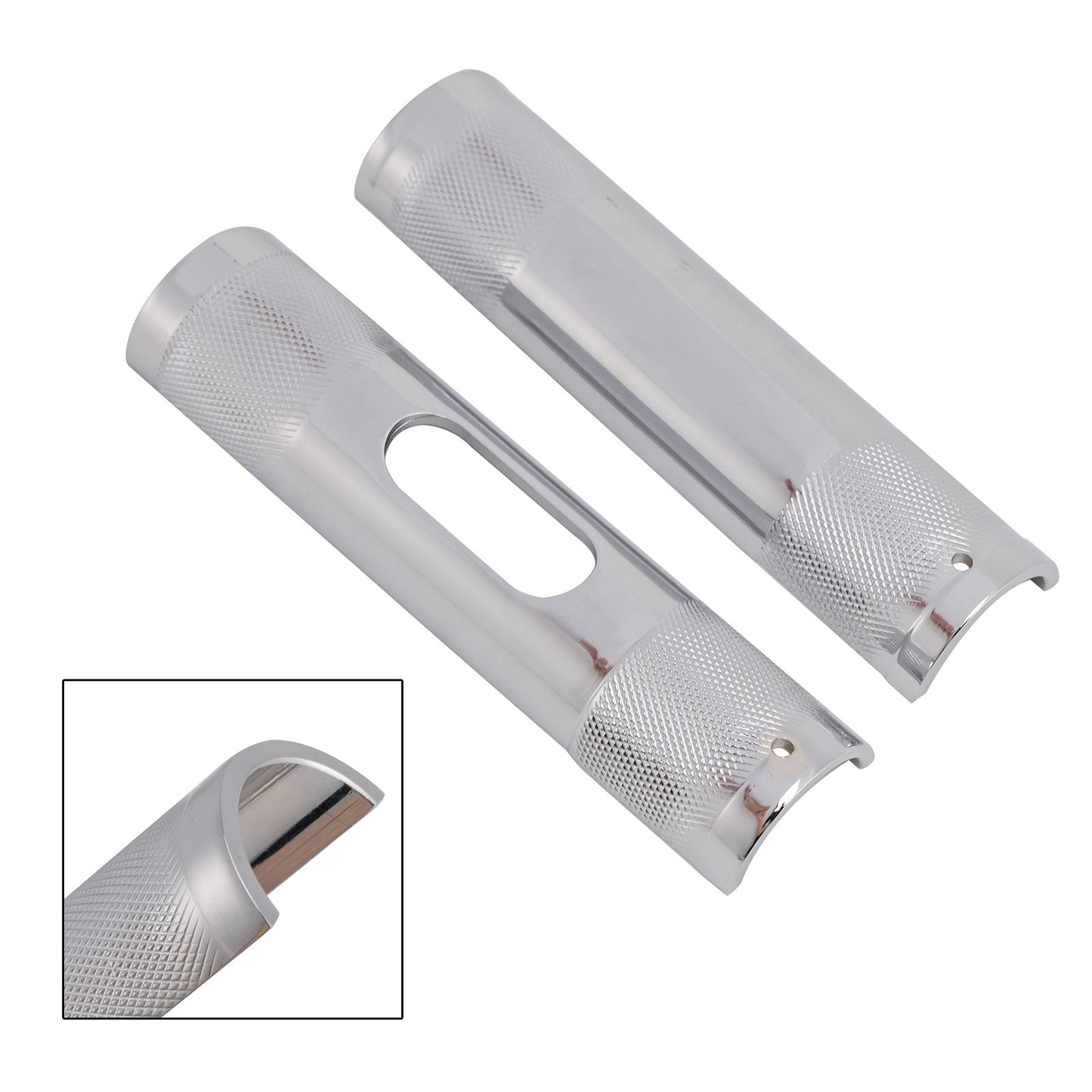 1" To 1.25" Handlebar Shim Changing Adapter Chrome For Dyna Road Glide Road King